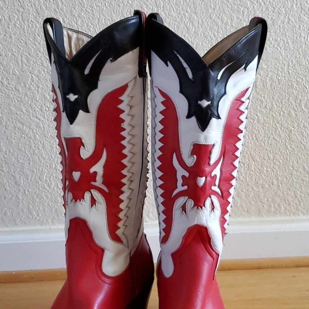 🍒NWOB Sancho Tooled Boots - Picture 8 of 10